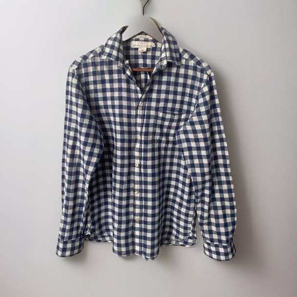 L.O.G.G. H&M Men’s Gingham Button Up Shirt Size Small - Picture 1 of 4